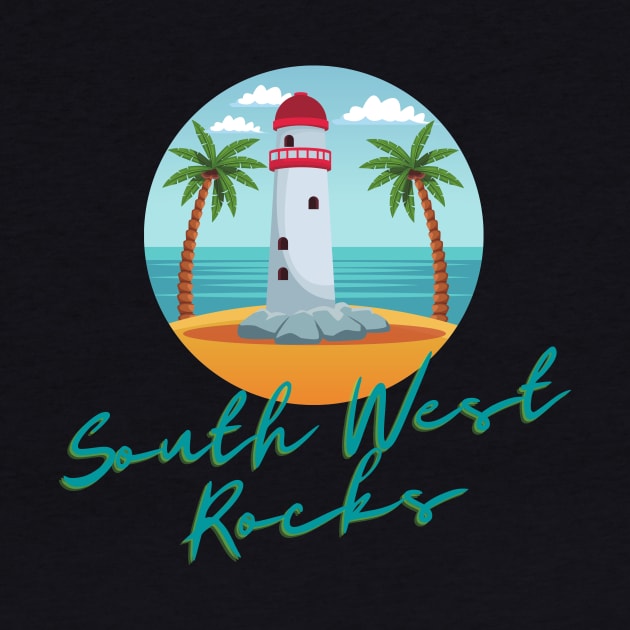 South West Rocks by Cute Animal Sticker